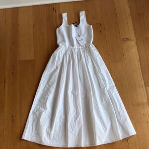 Theory White Sleeveless Top size small NWT